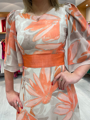 Rolemode Orange Belt Dress