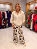 Smashed Lemon Print Trousers