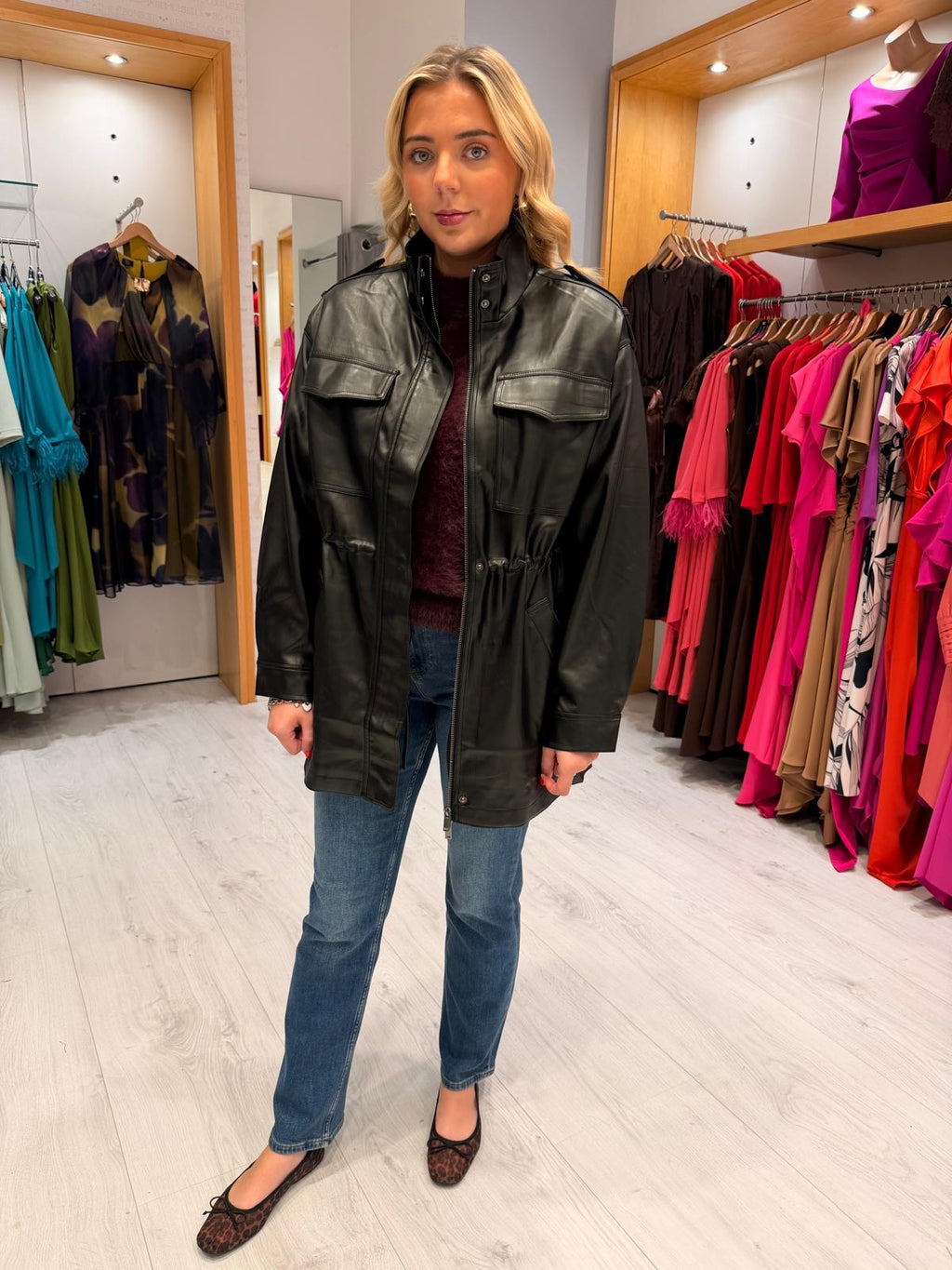 Kaffe Leather Jacket