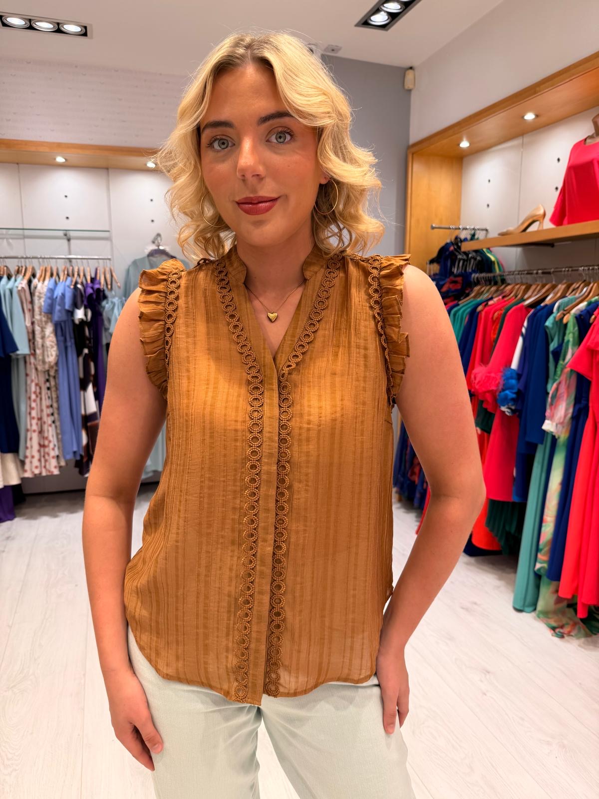 Co'Couture Frill Top