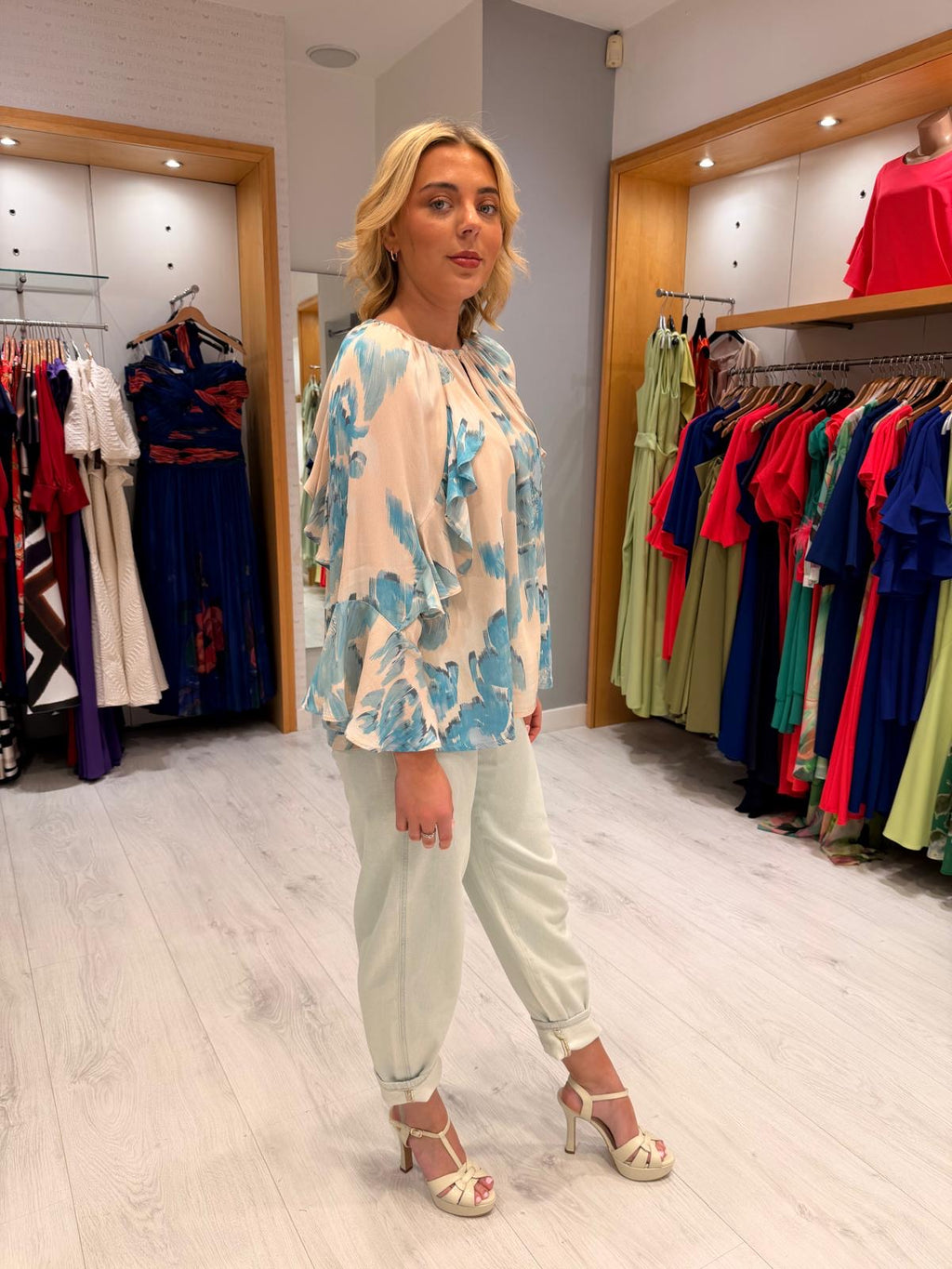 St Tropez Ruffle Blouse