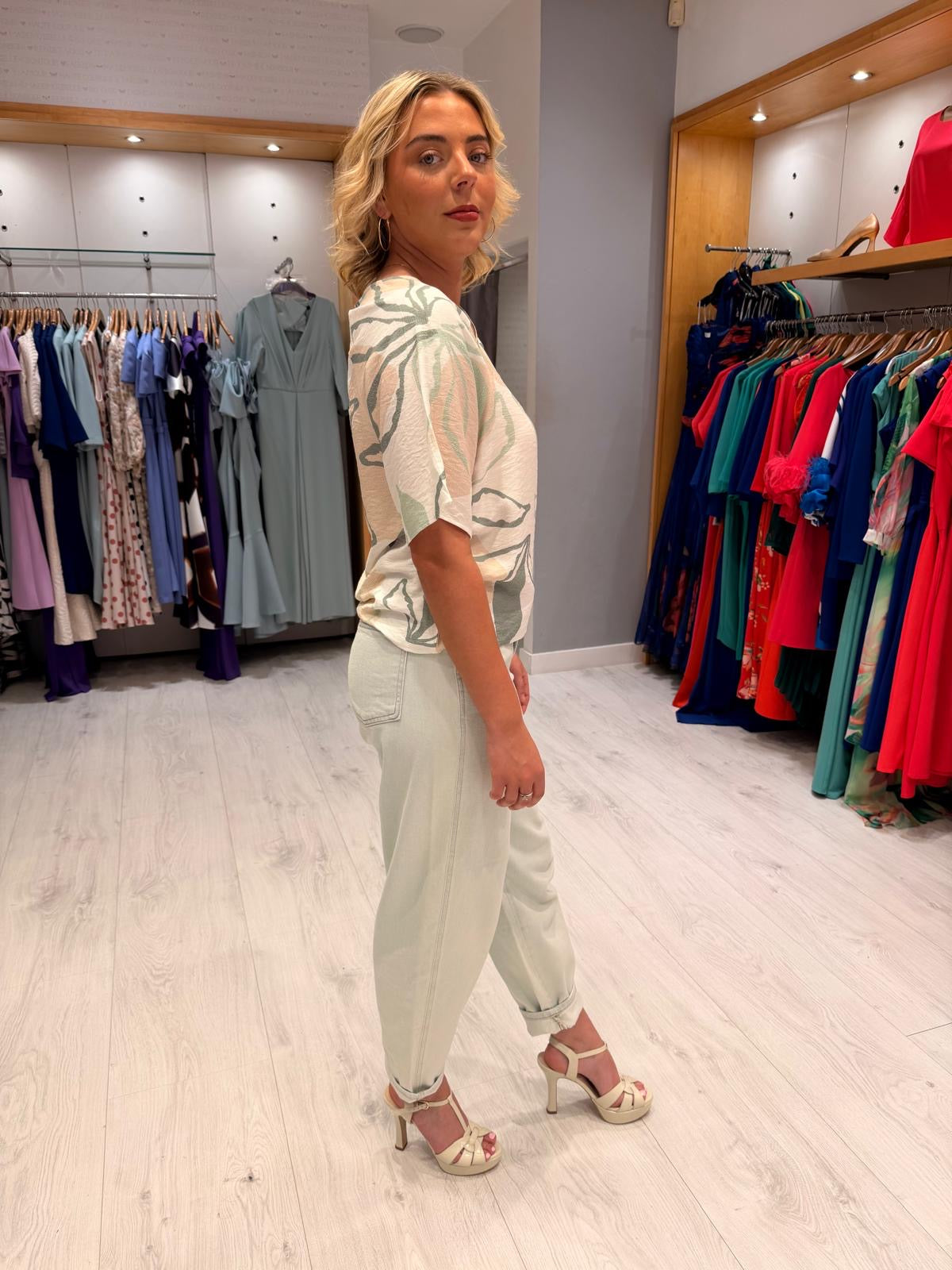 Smashed Lemon Print Blouse