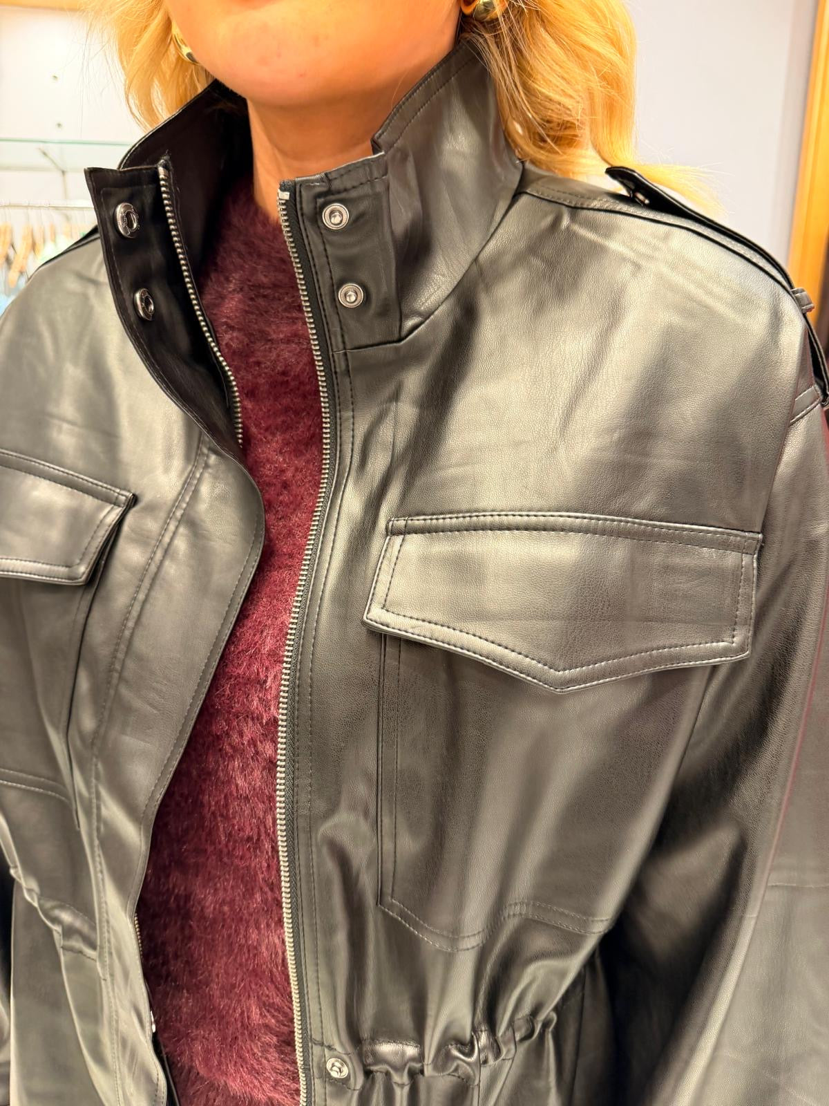 Kaffe Leather Jacket