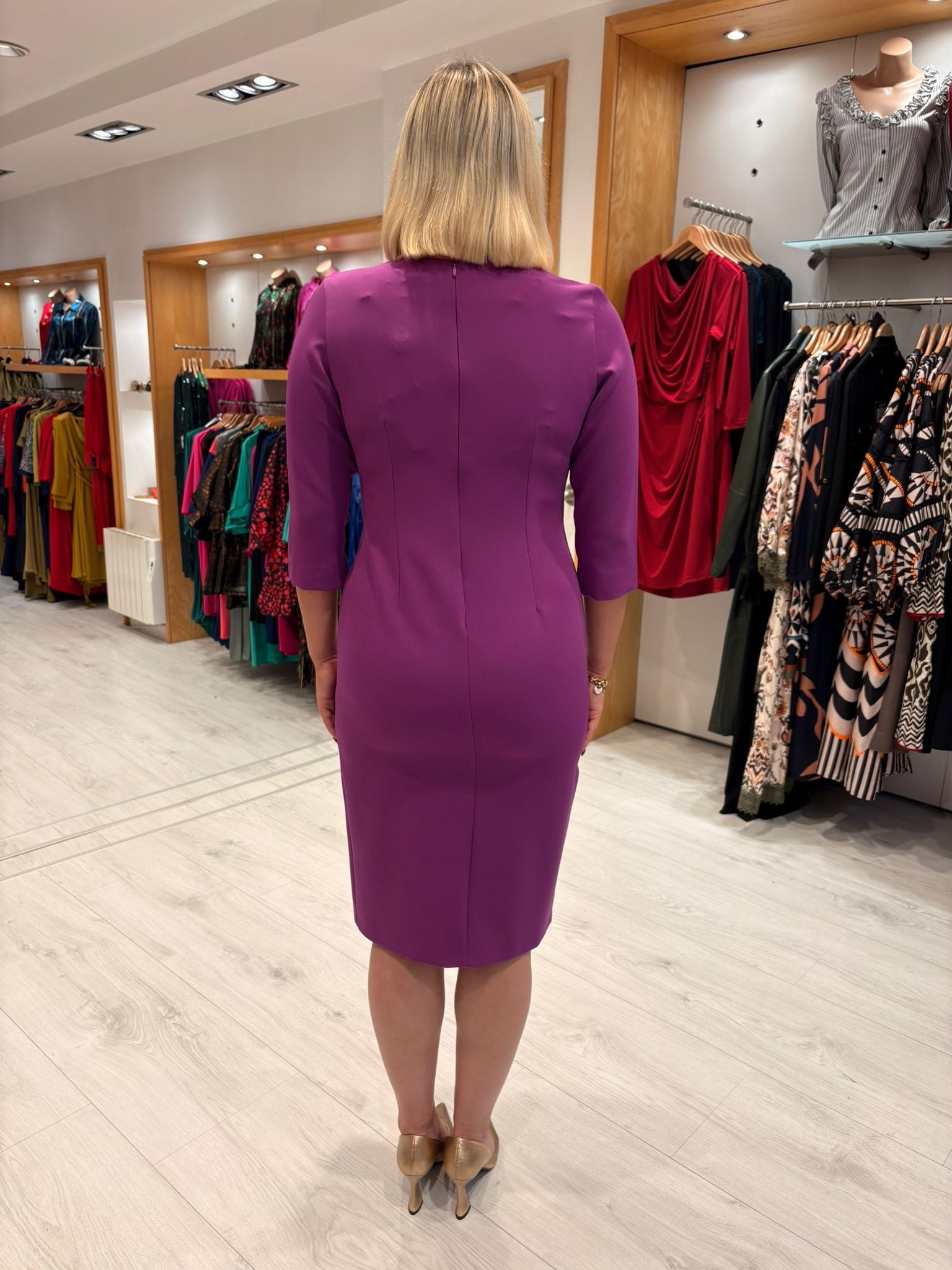 Moncho Heredia Violet Midi Dress