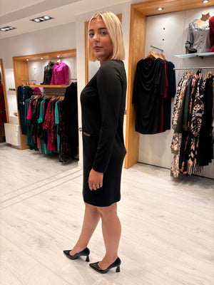 Carla Ruiz Black Shift Dress