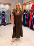 Co'Couture Brown Lace Dress