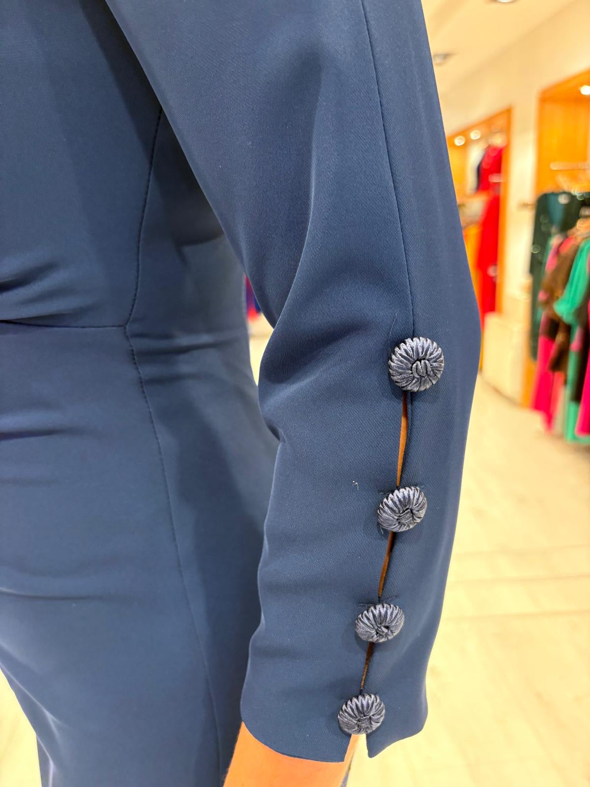 Rolemode Navy Long-Sleeve Dress