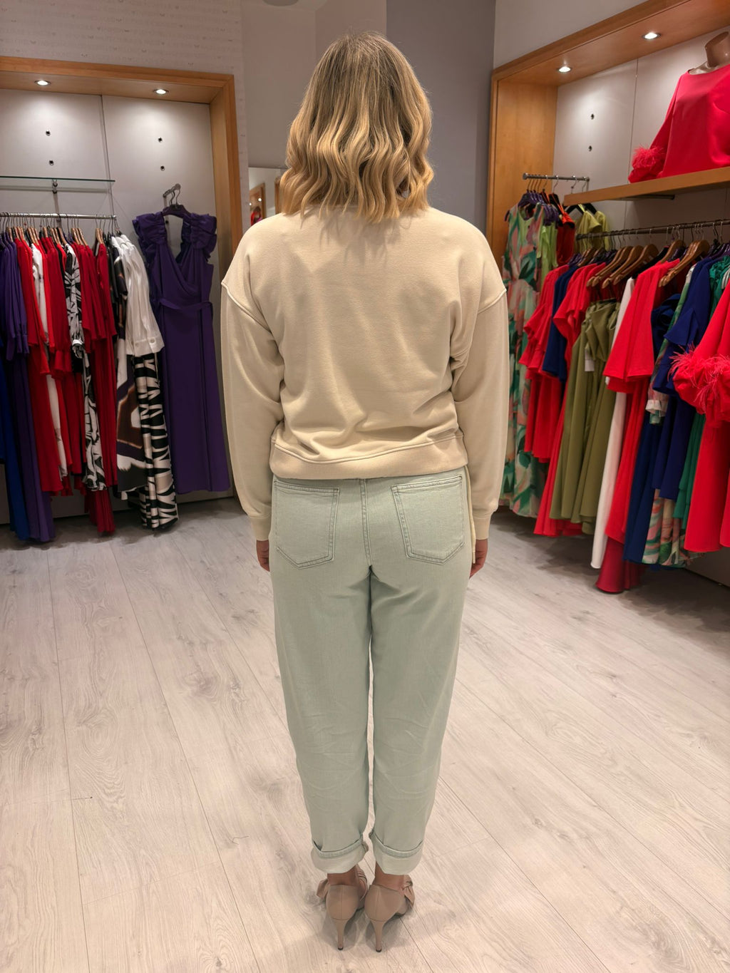 Yaya Cream Sweater