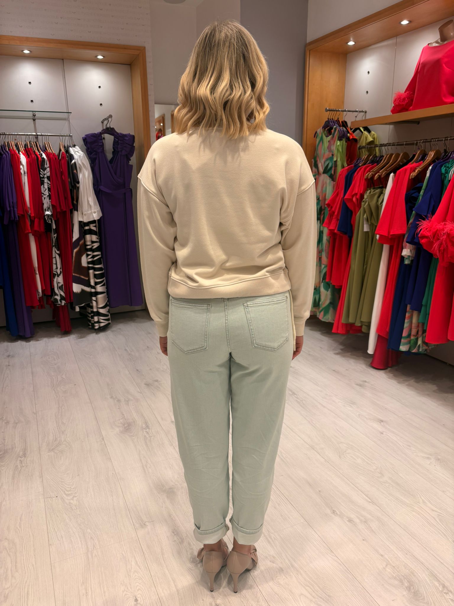 Yaya Cream Sweater