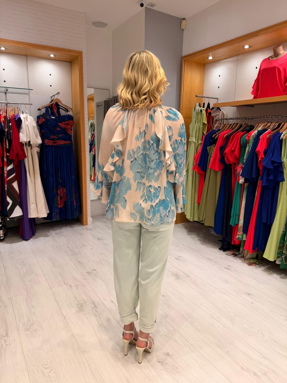 St Tropez Ruffle Blouse