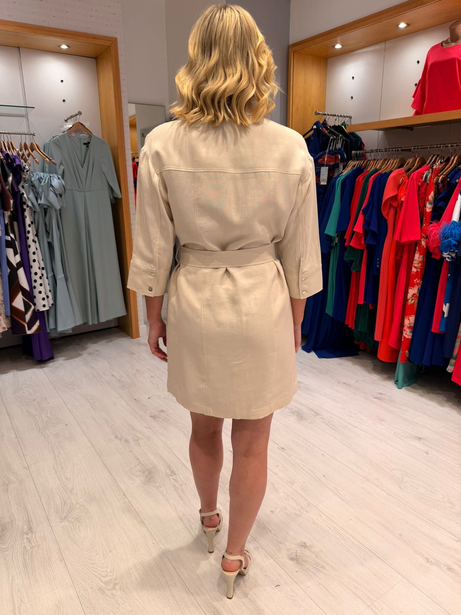 Yaya Cream Dress