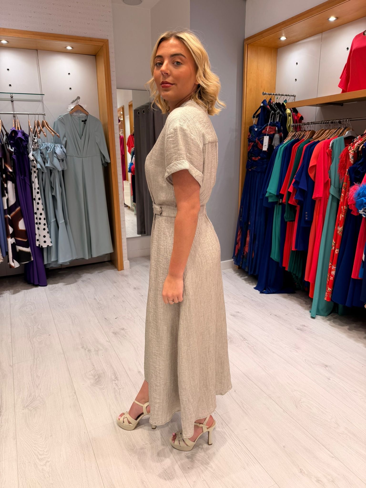 Co'Couture Silver Dress