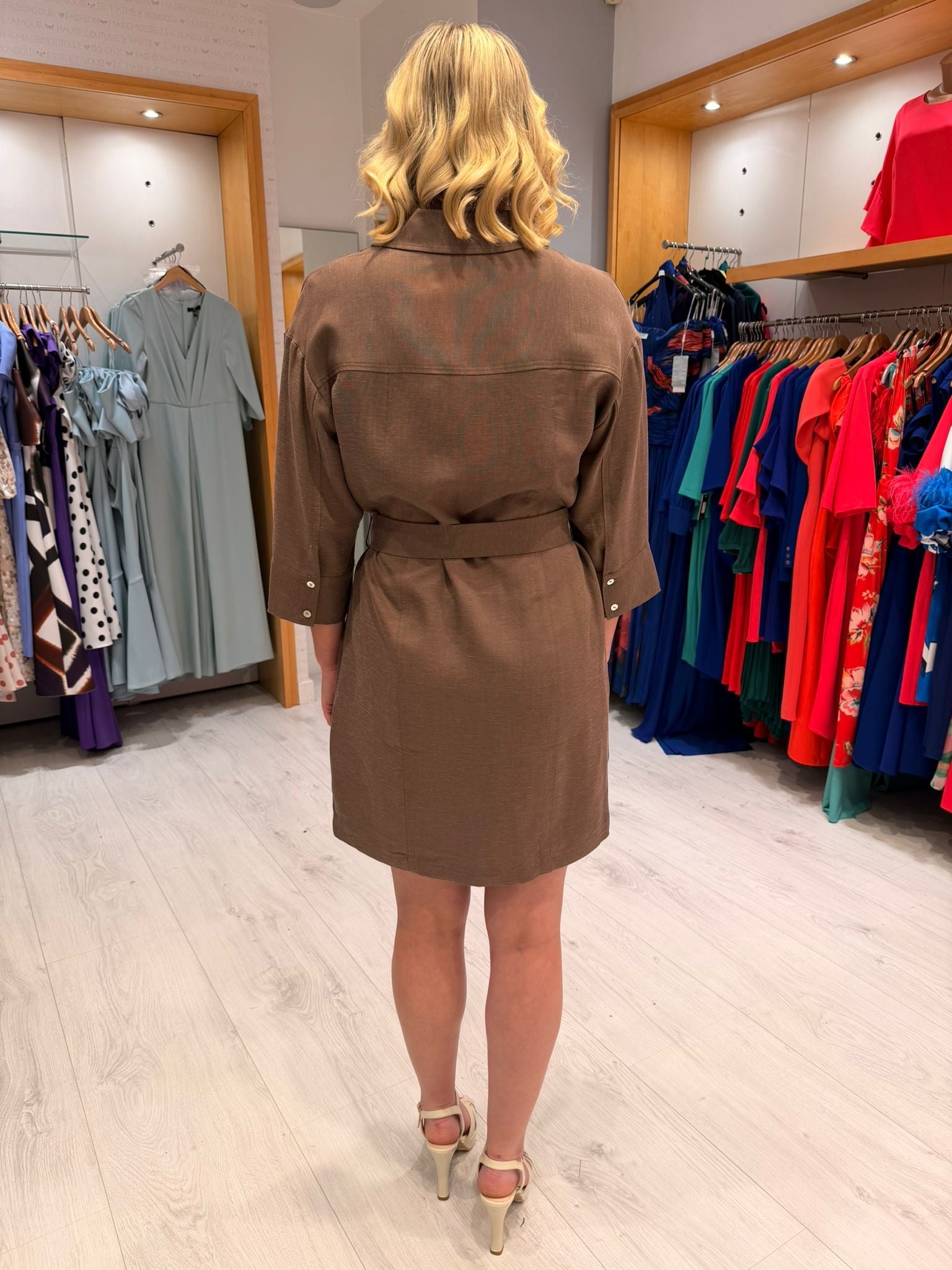 Yaya Brown Dress