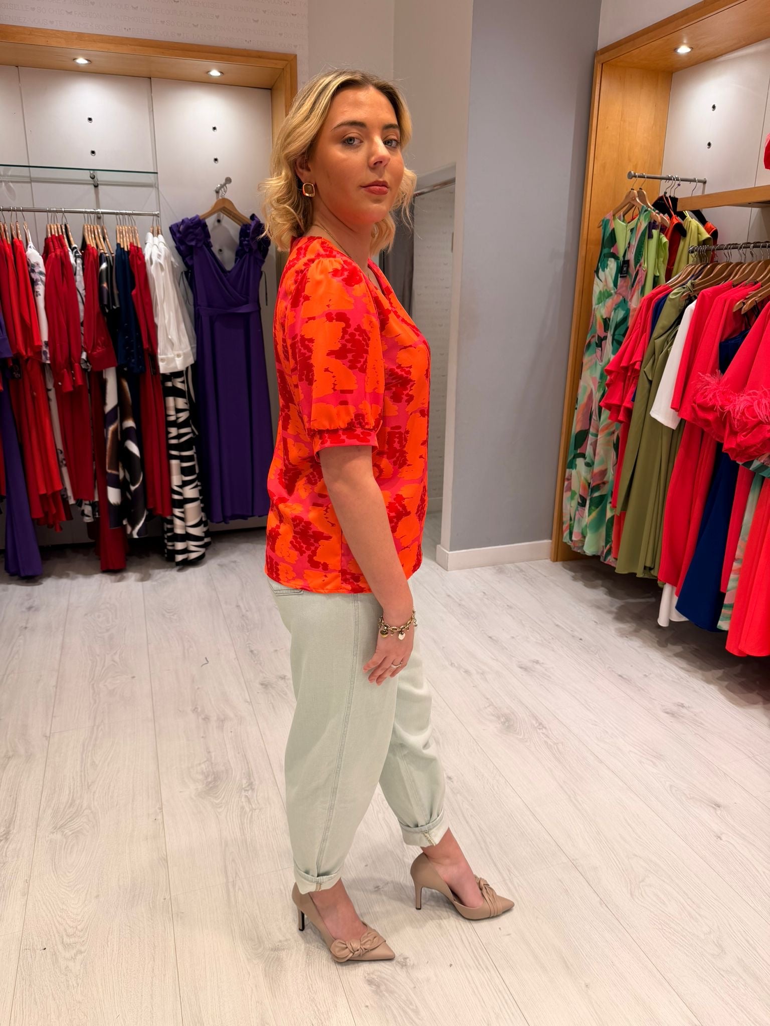 This Girls Curiosity Orange Top