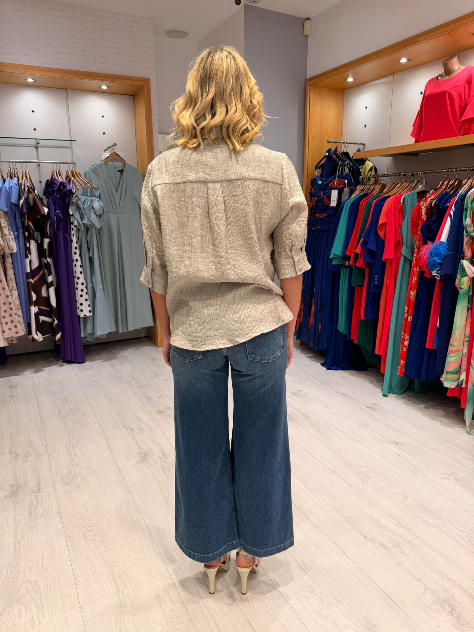 Co'Couture Silver Top