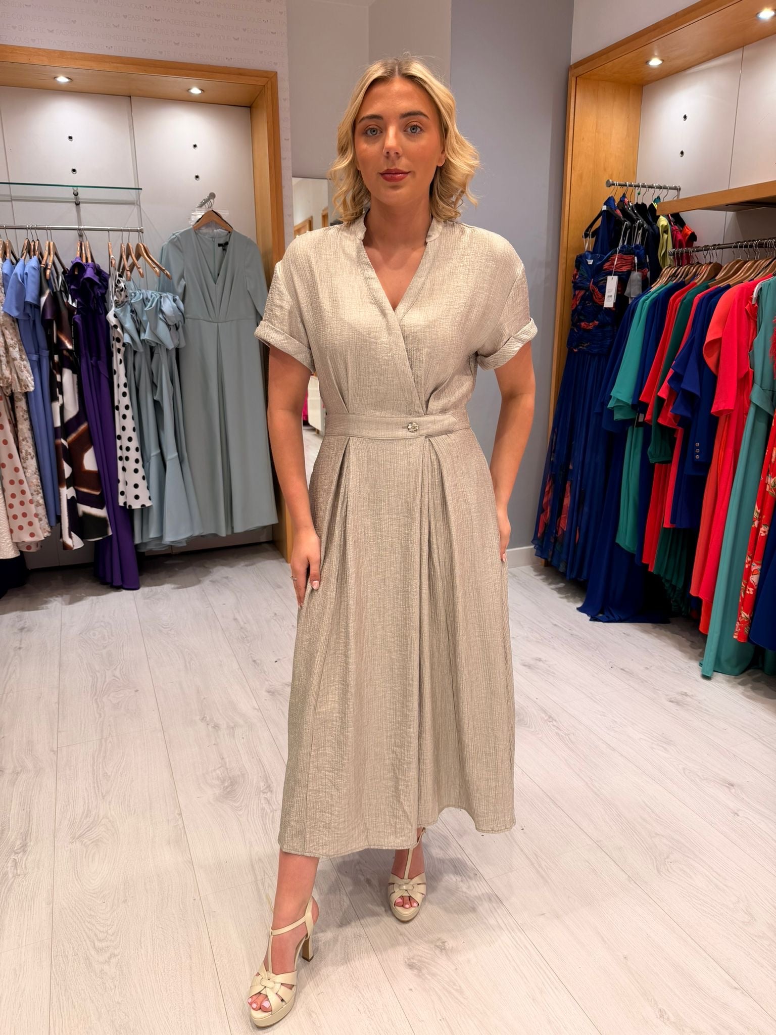 Co'Couture Silver Dress