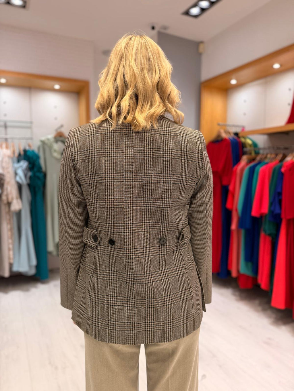 Co'Couture Checked Blazer