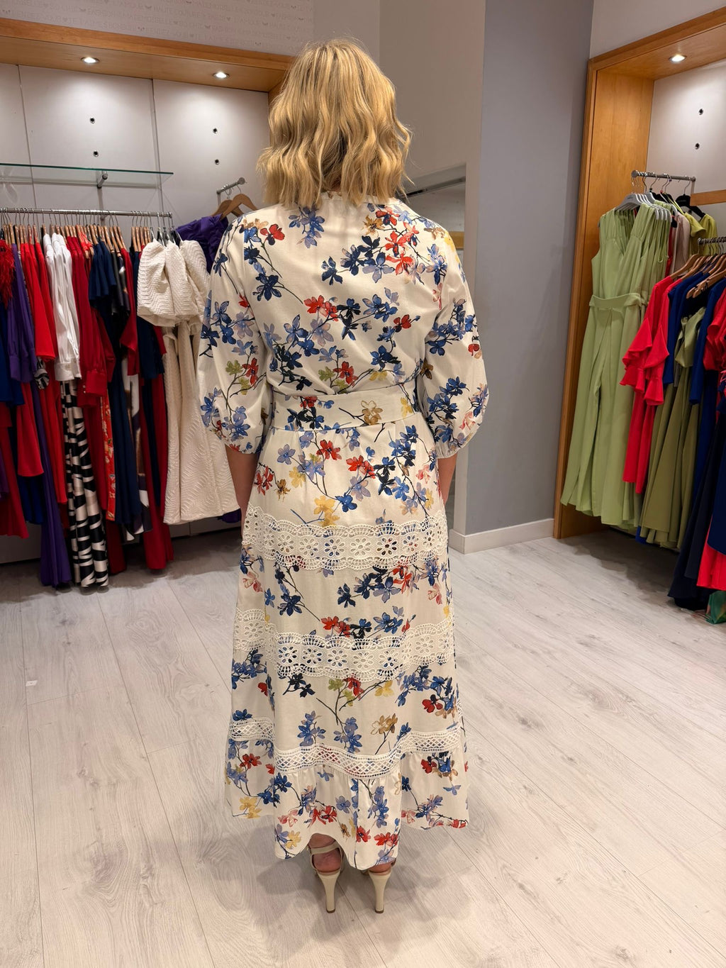 K Design Print Dress