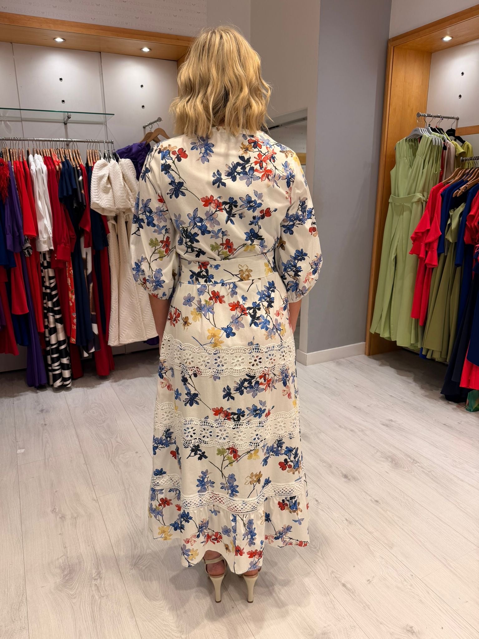 K Design Print Dress