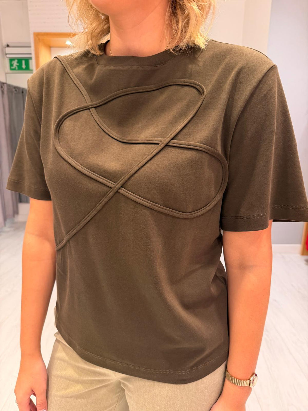 YAYA Abstract Detail T-Shirt