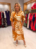 Smashed Lemon Orange Dress