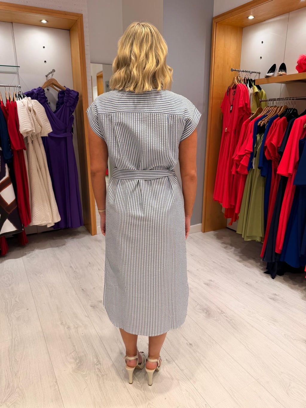 HV Polo Striped Shirt Dress