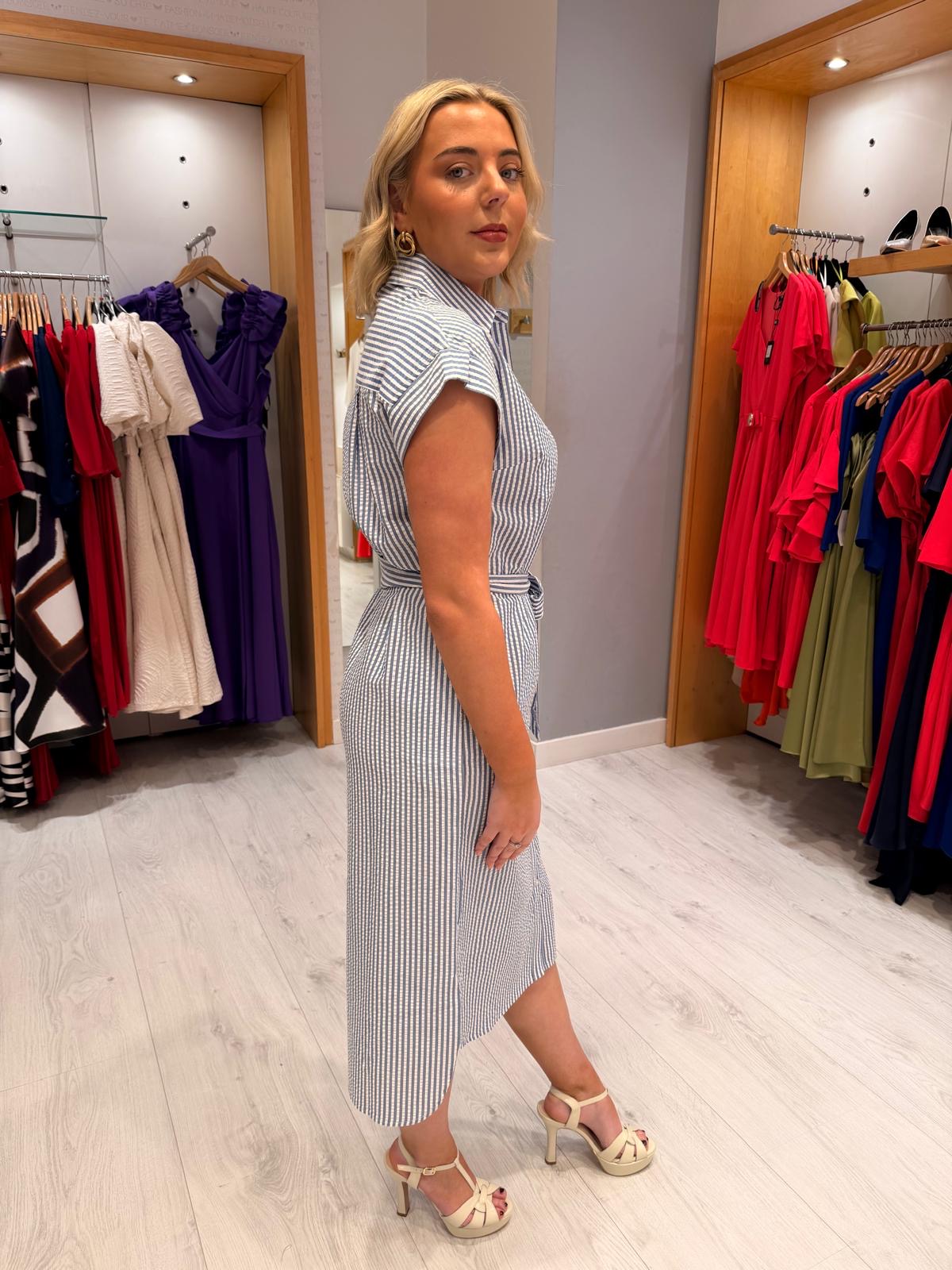 HV Polo Striped Midi Skirt