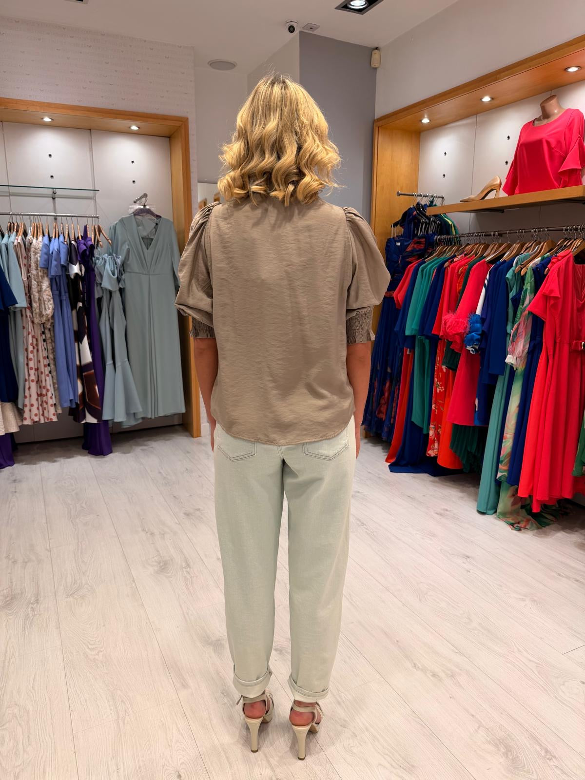 Co'Couture Khaki Top