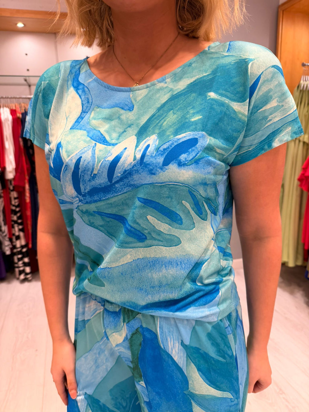 K Design Blue Jumpsuit