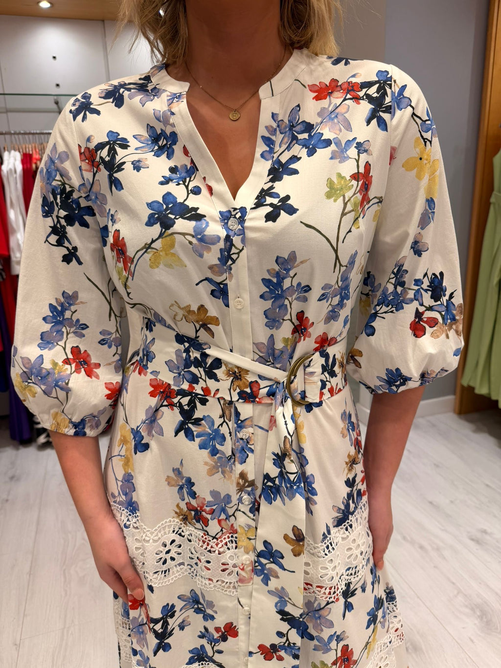 K Design Print Dress