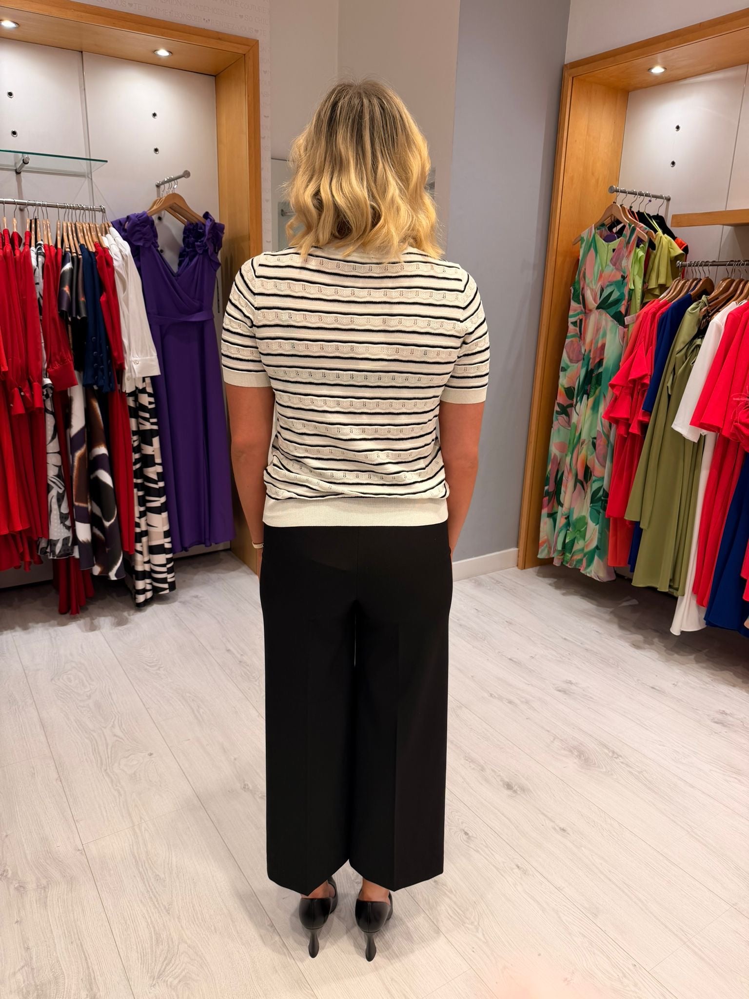 Smashed Lemon Stripe Knit Top