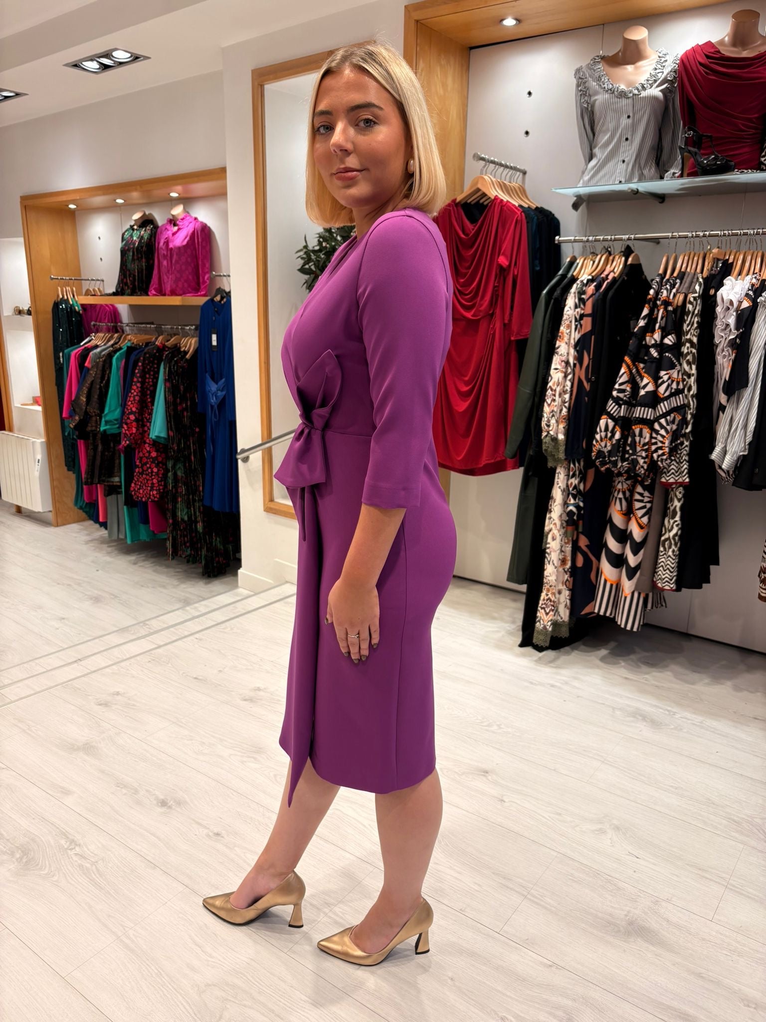 Moncho Heredia Violet Midi Dress