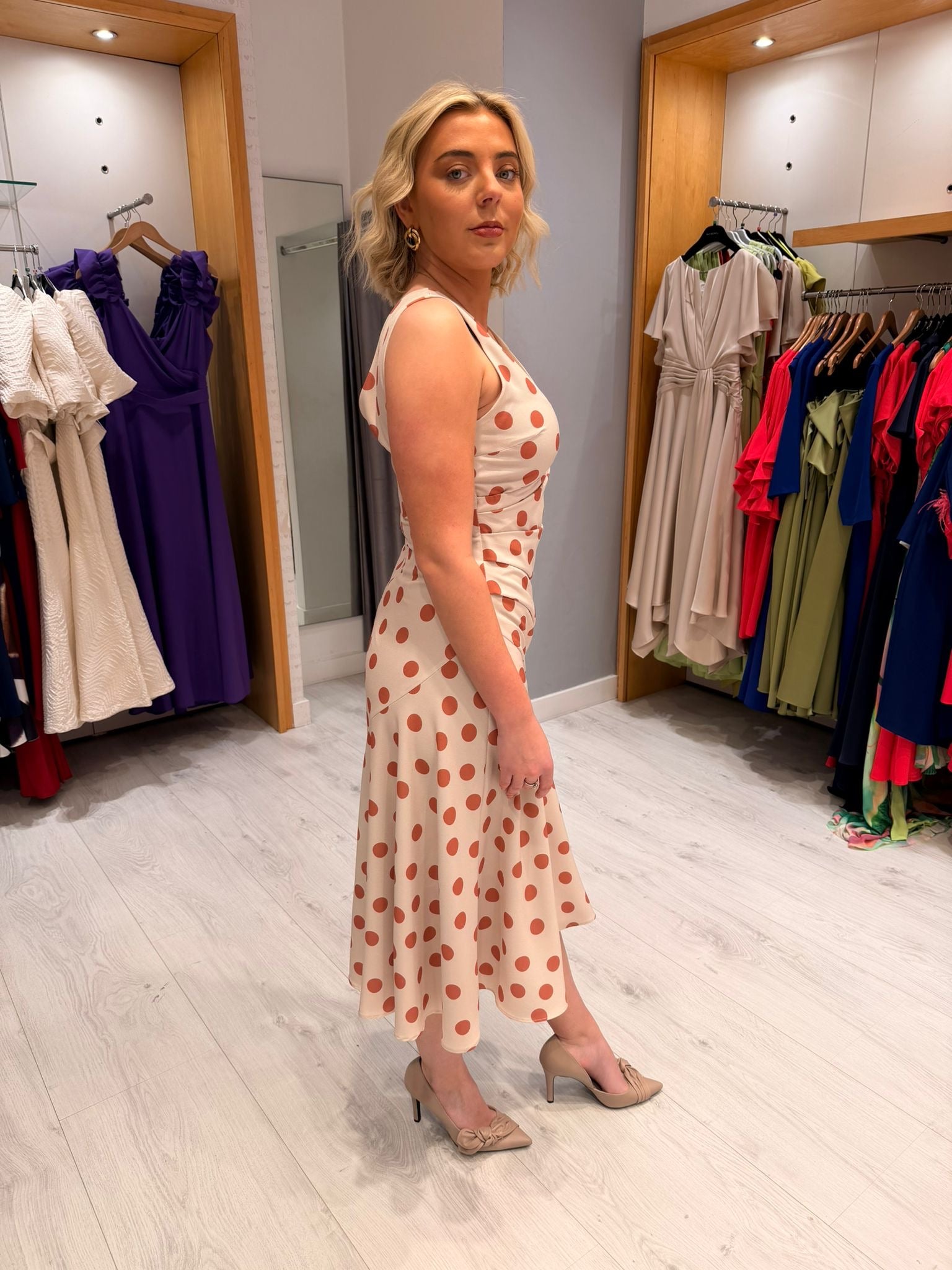 Casting Pokla Dot Dress