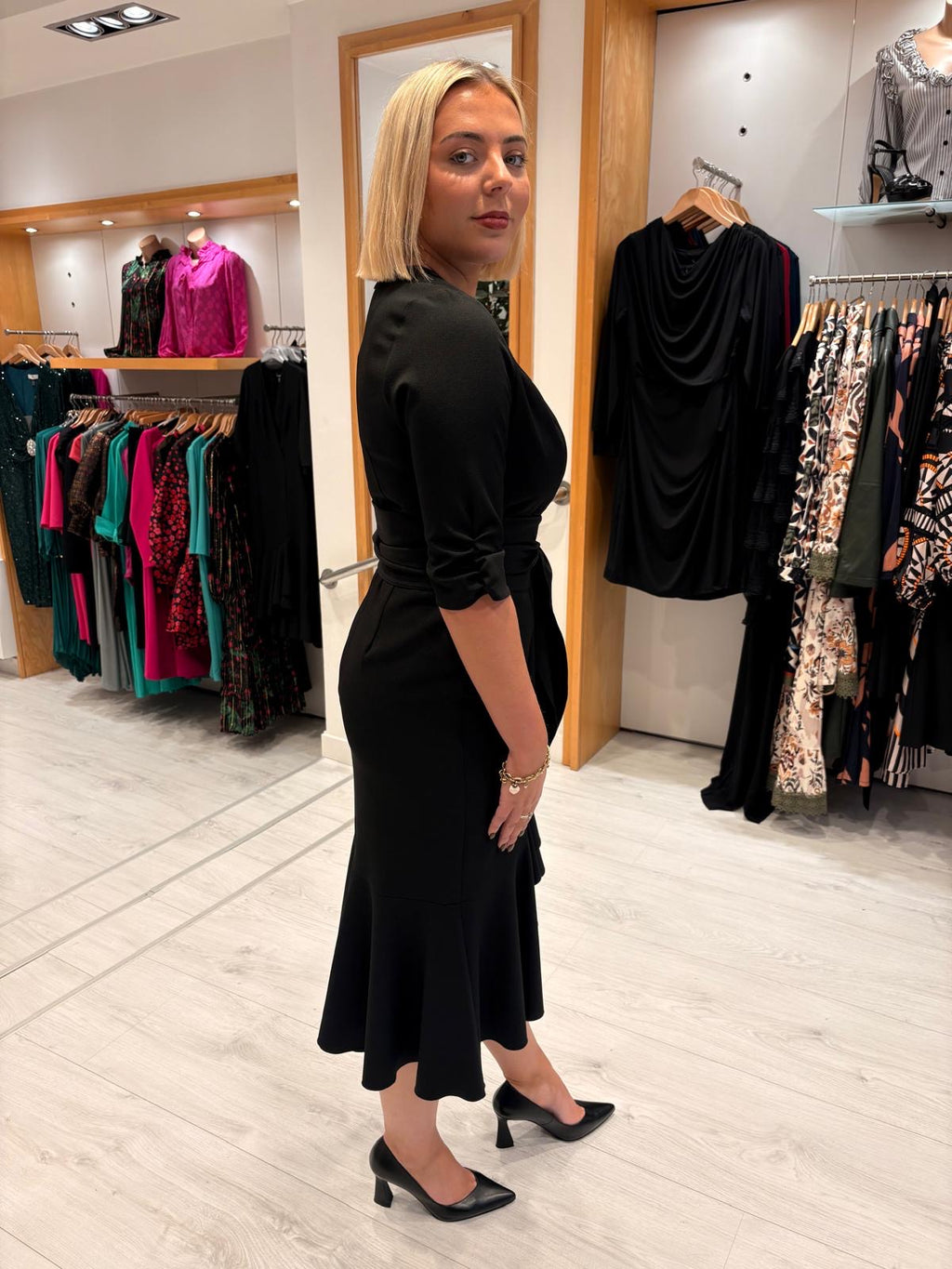 Casting Black Sache Dress