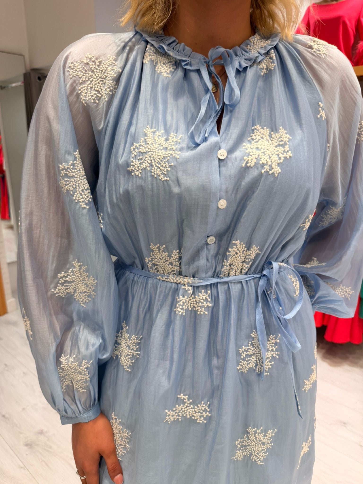 Smashed Lemon Blue Dress