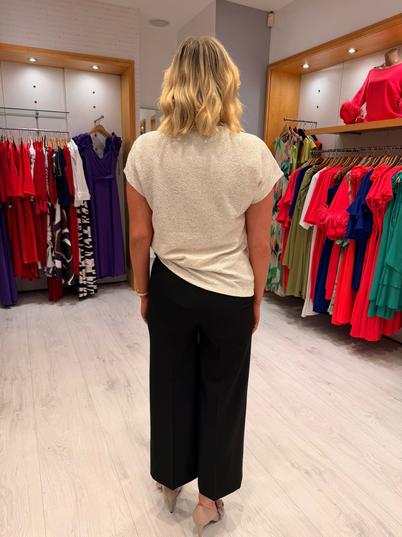 Smashed Lemon Shimmer Top