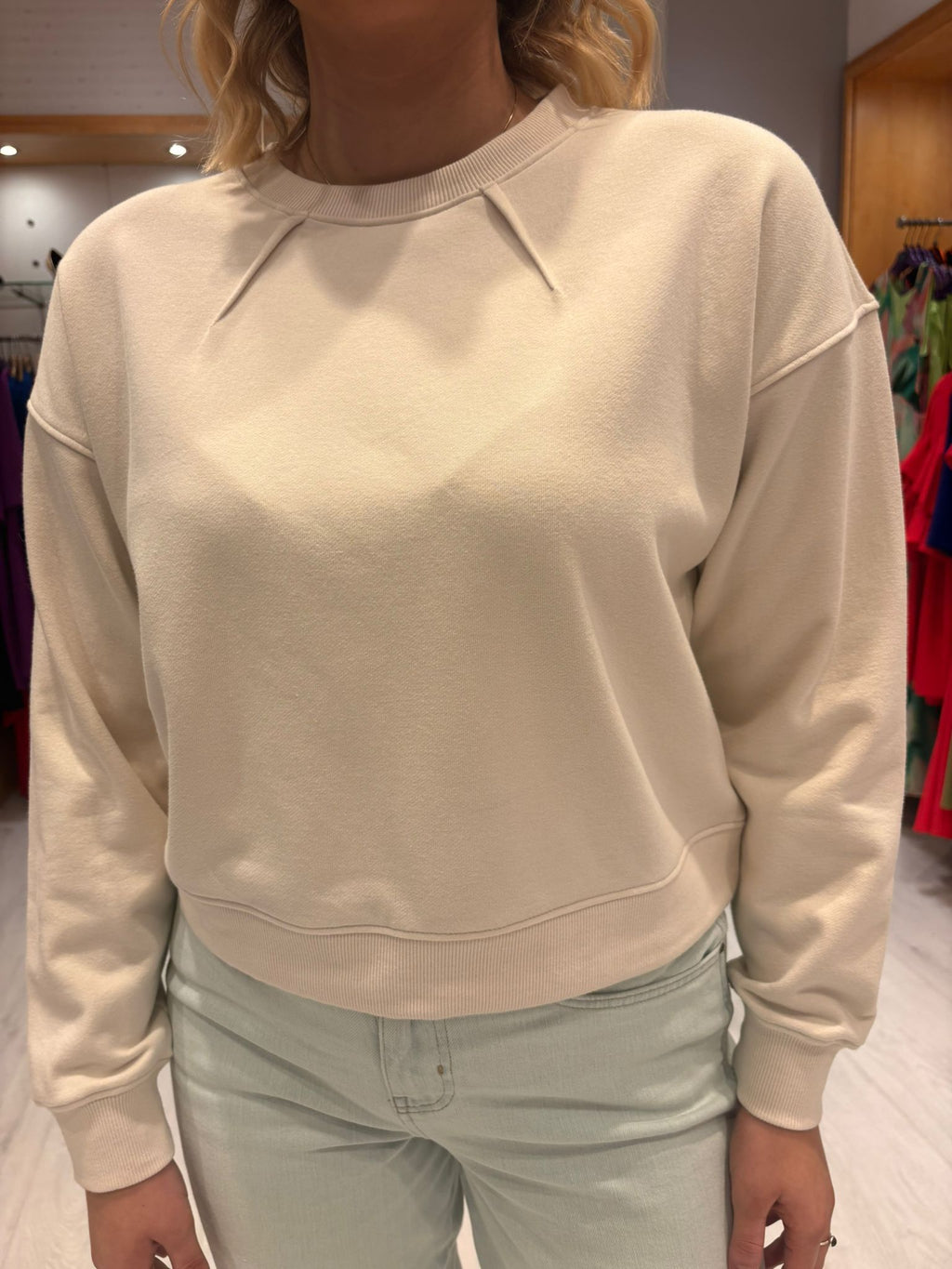 Yaya Cream Sweater