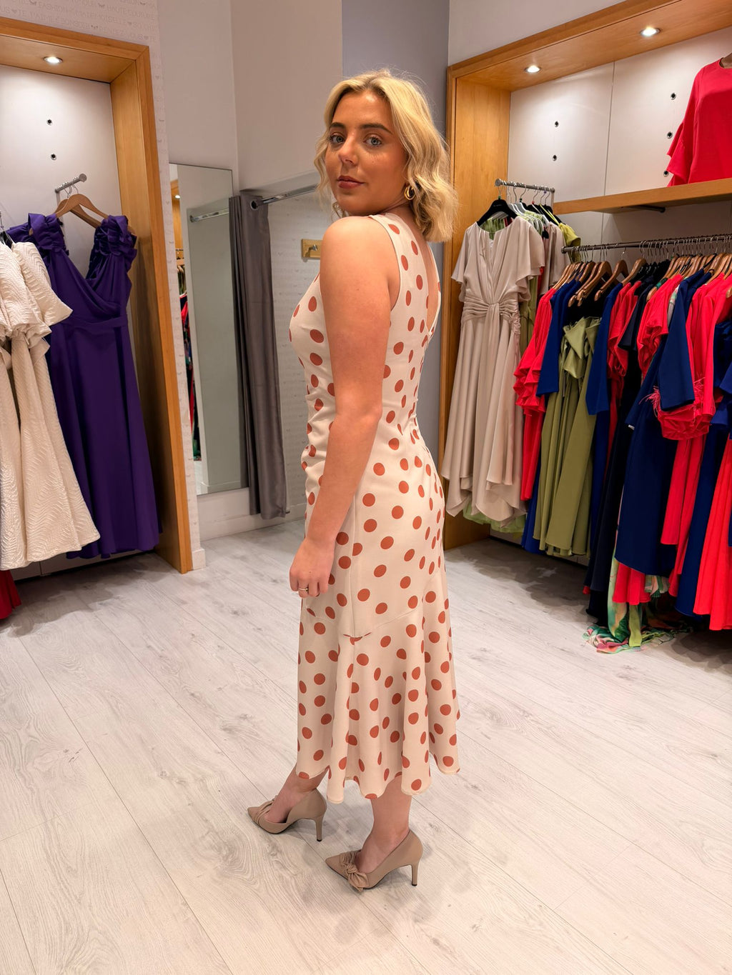 Casting Pokla Dot Dress