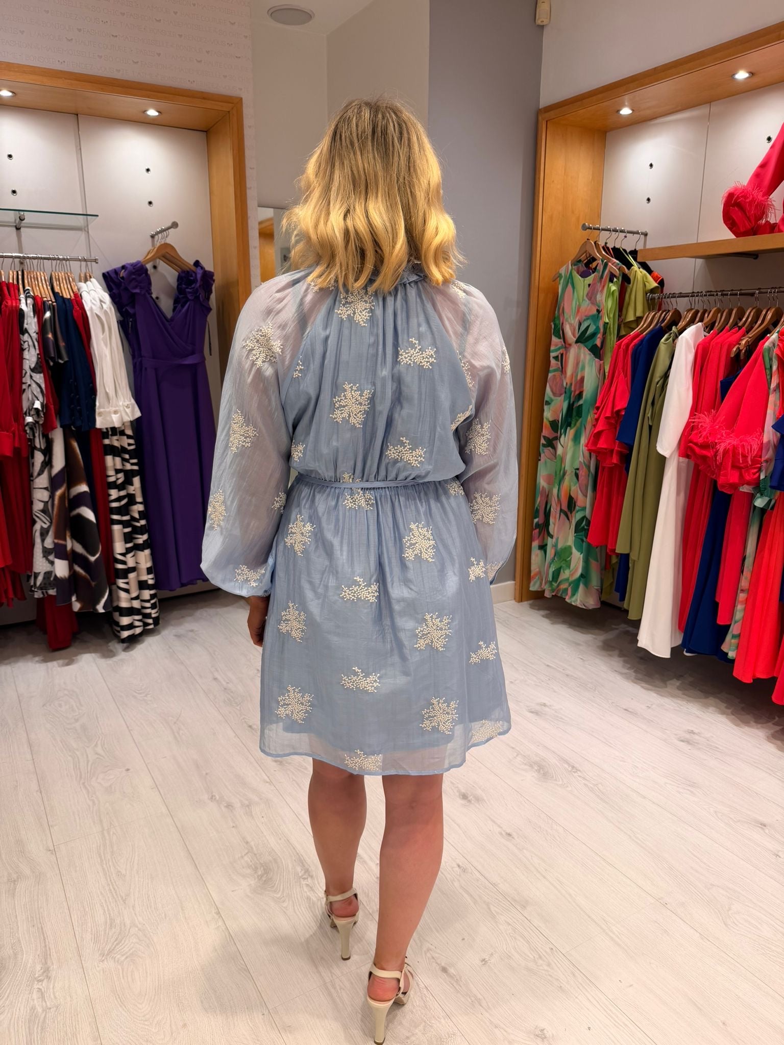 Smashed Lemon Blue Dress