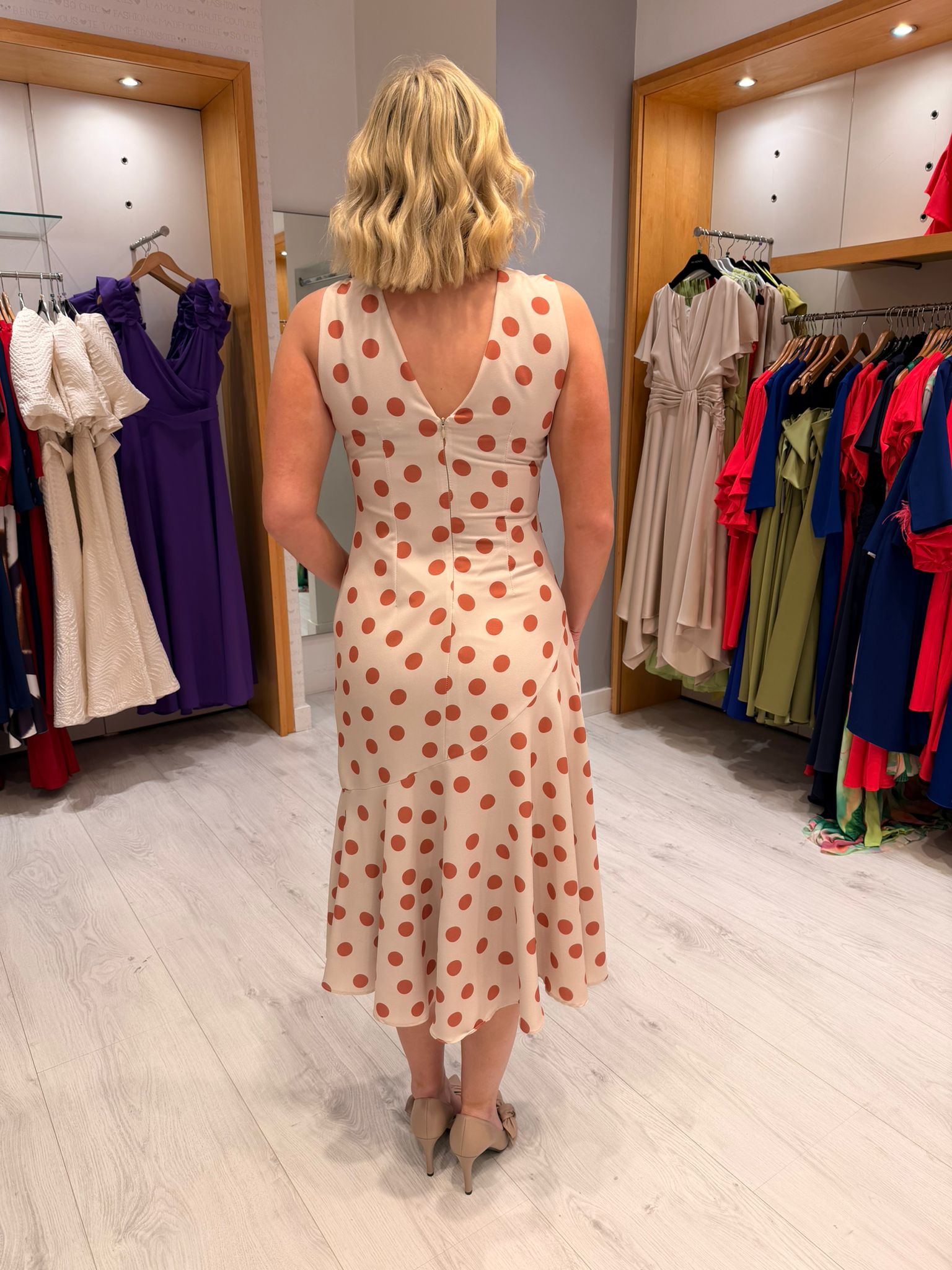 Casting Pokla Dot Dress