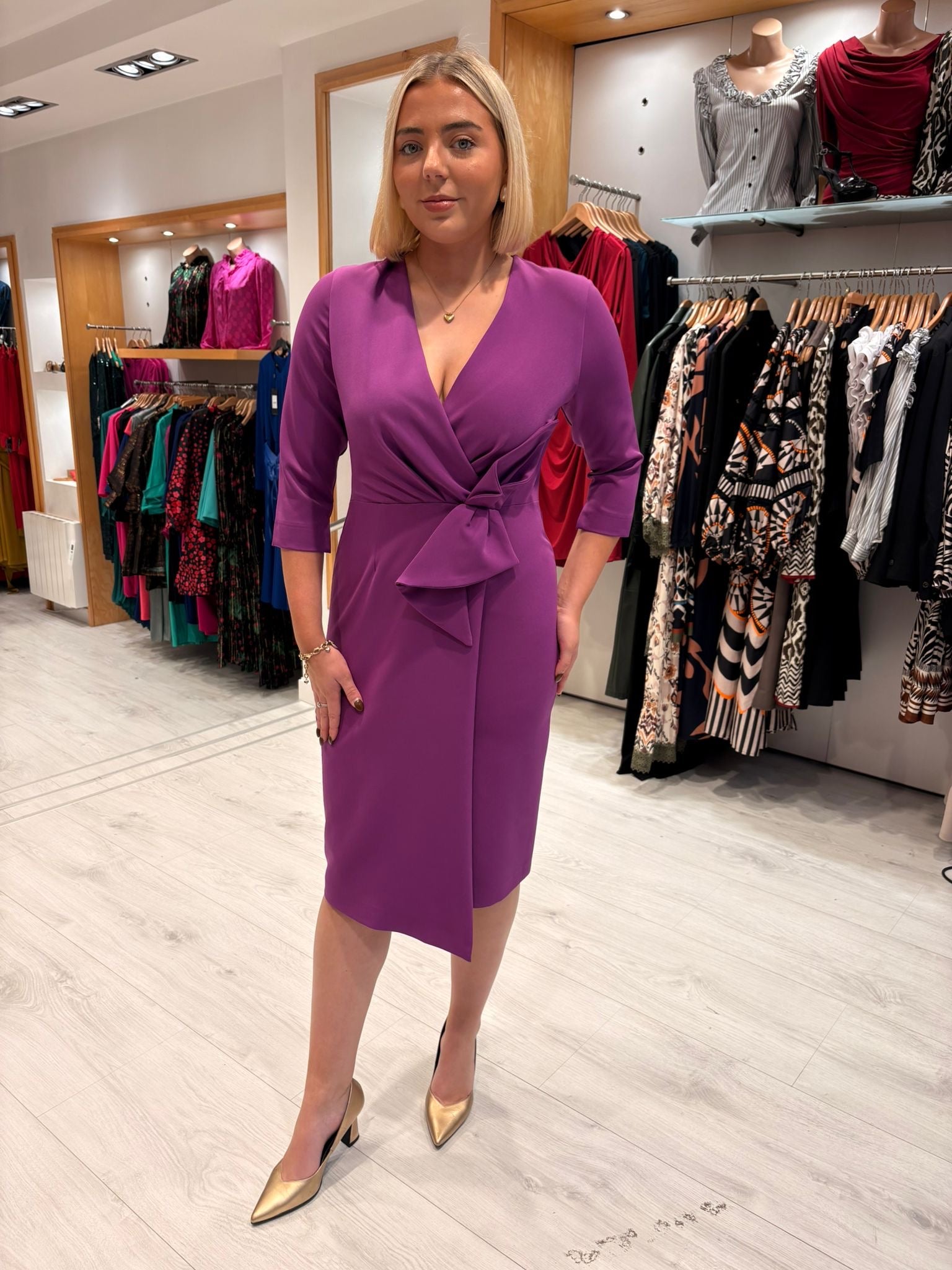 Moncho Heredia Violet Midi Dress