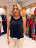 Dolores Navy Vest