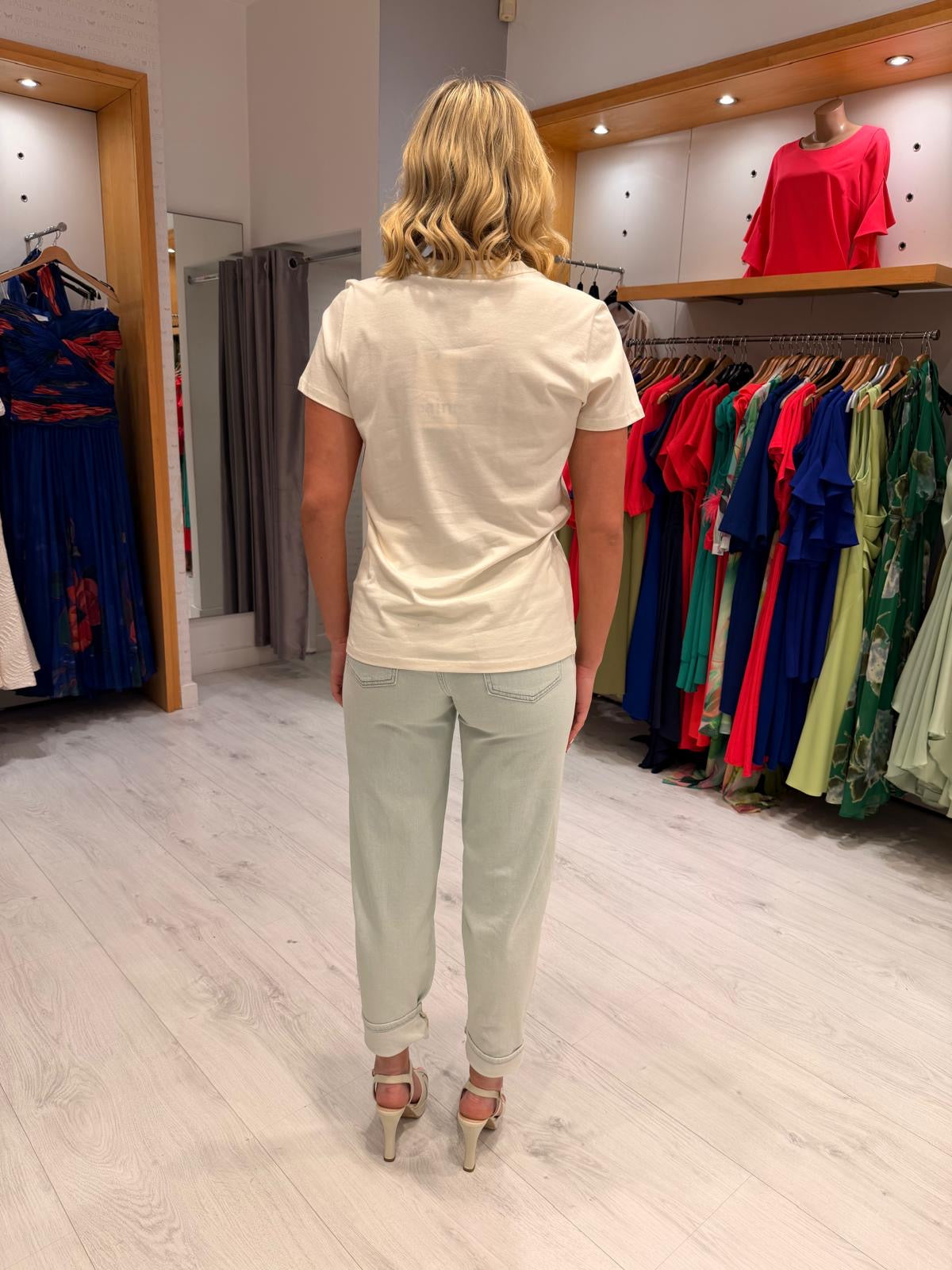 St Tropez White T-Shirt