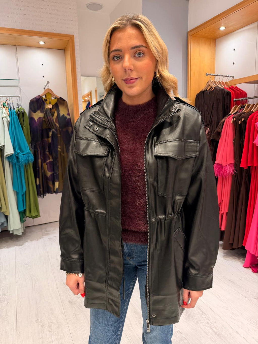 Kaffe Leather Jacket