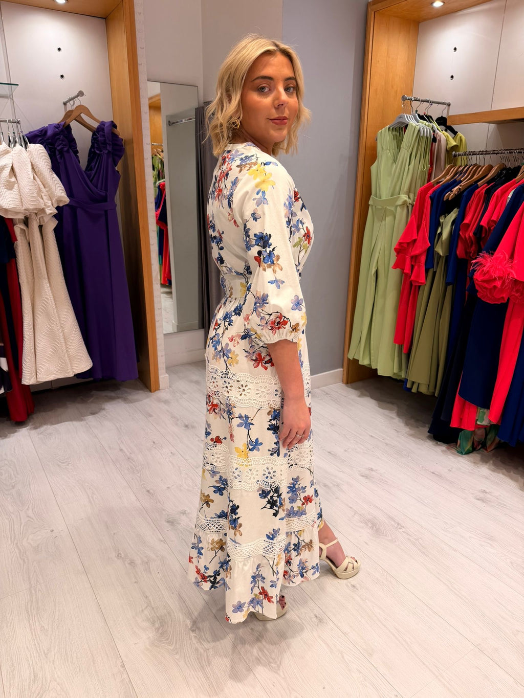 K Design Print Dress