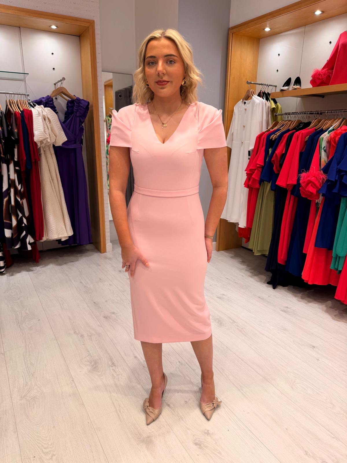 Arggido Pink Midi Dress