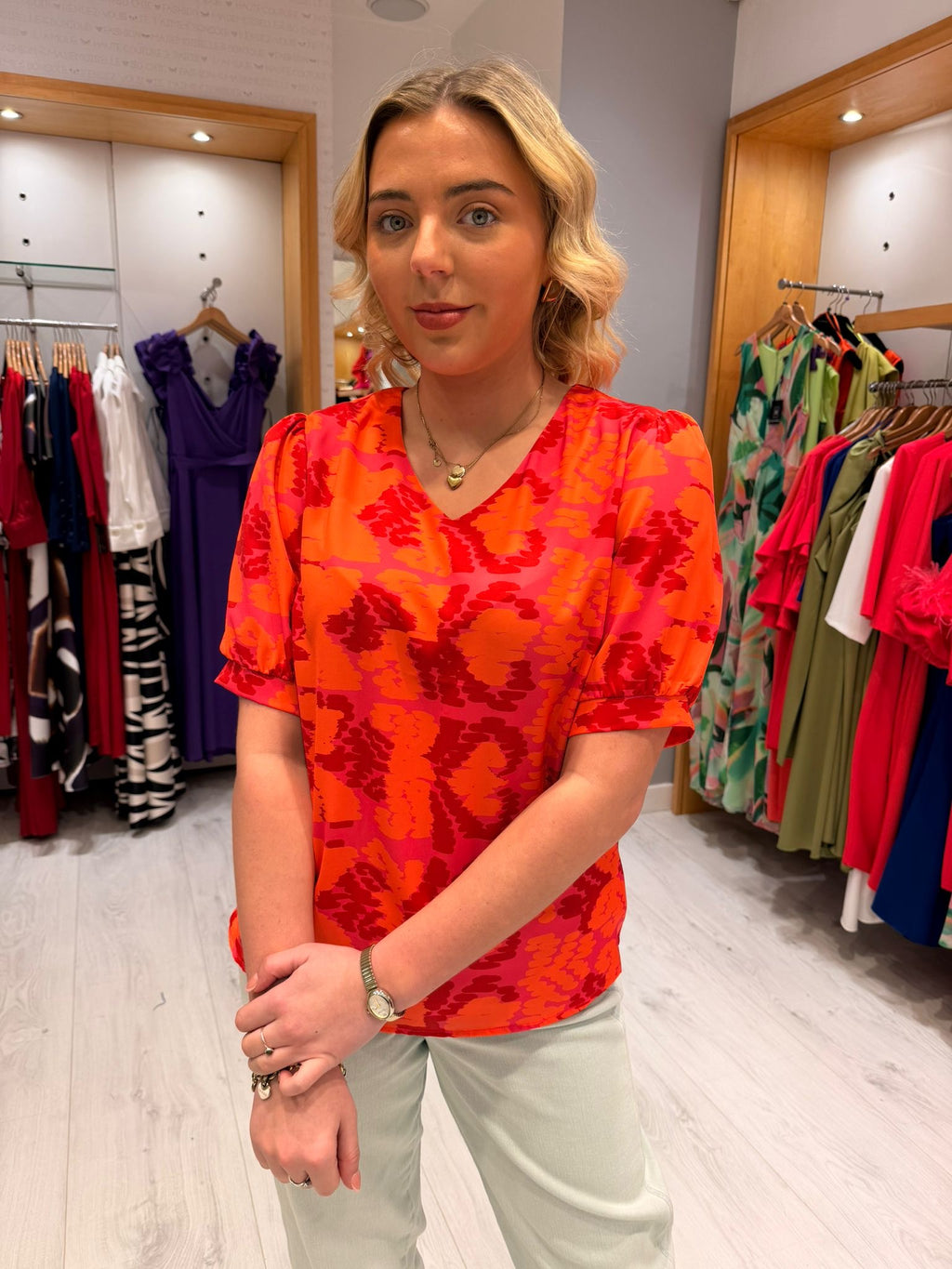 This Girls Curiosity Orange Top