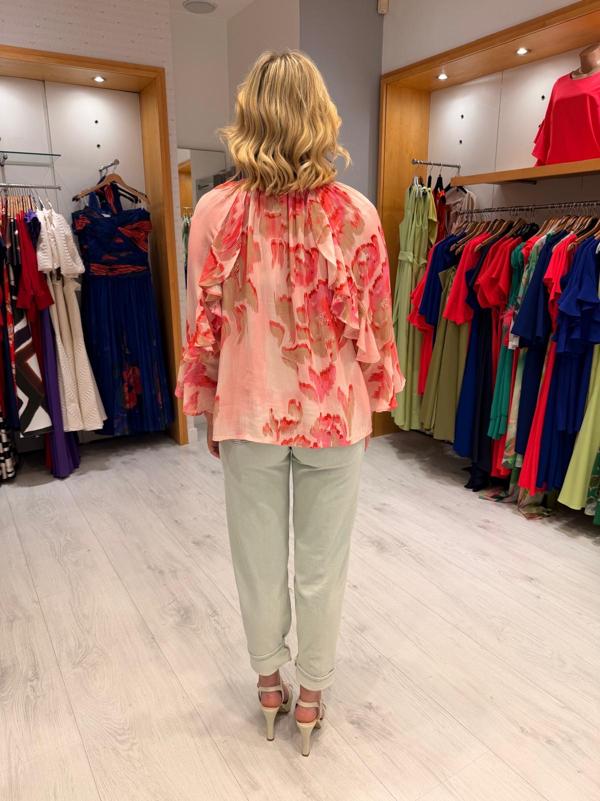 St Tropez Ruffle Blouse