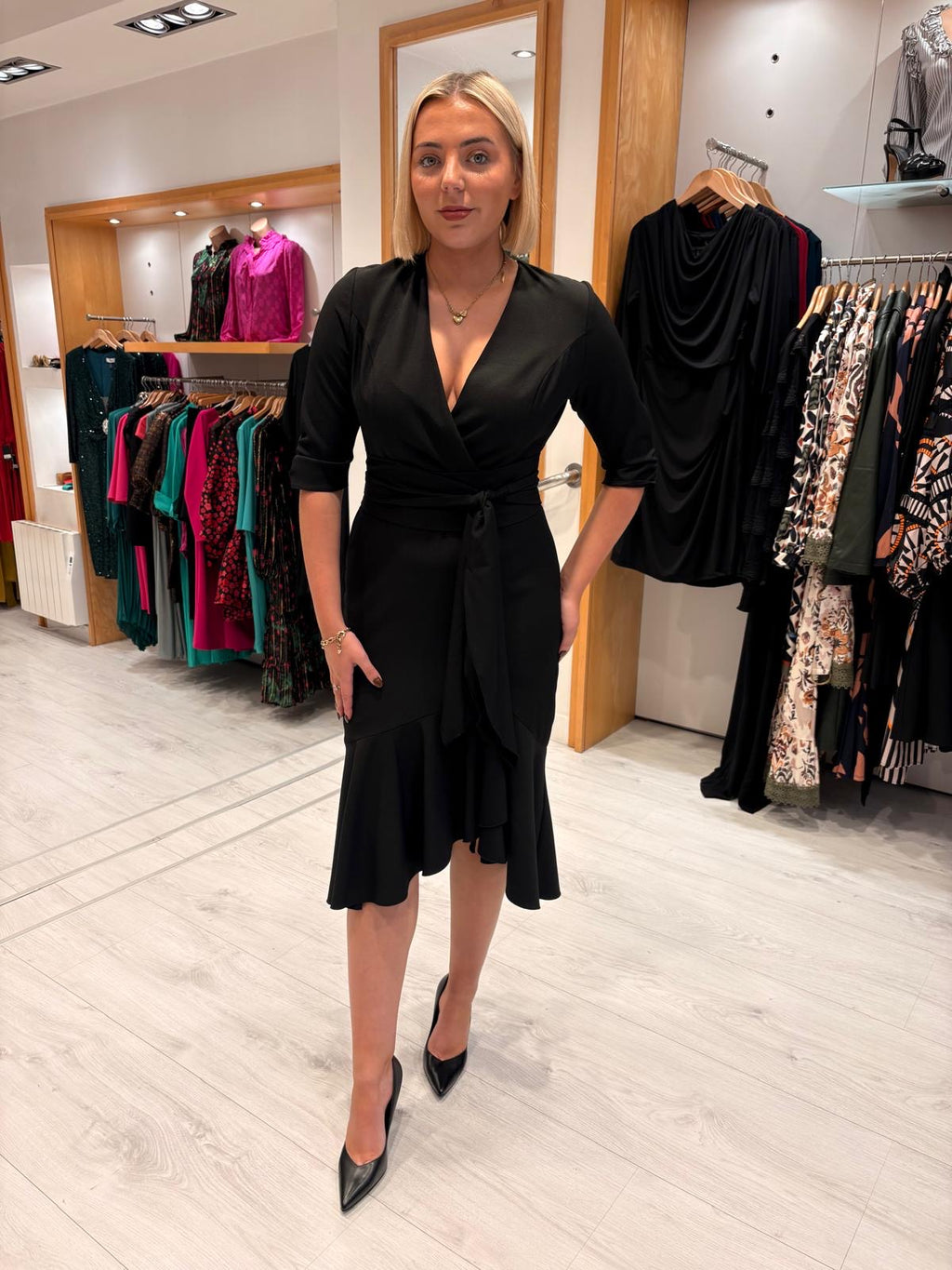 Casting Black Sache Dress