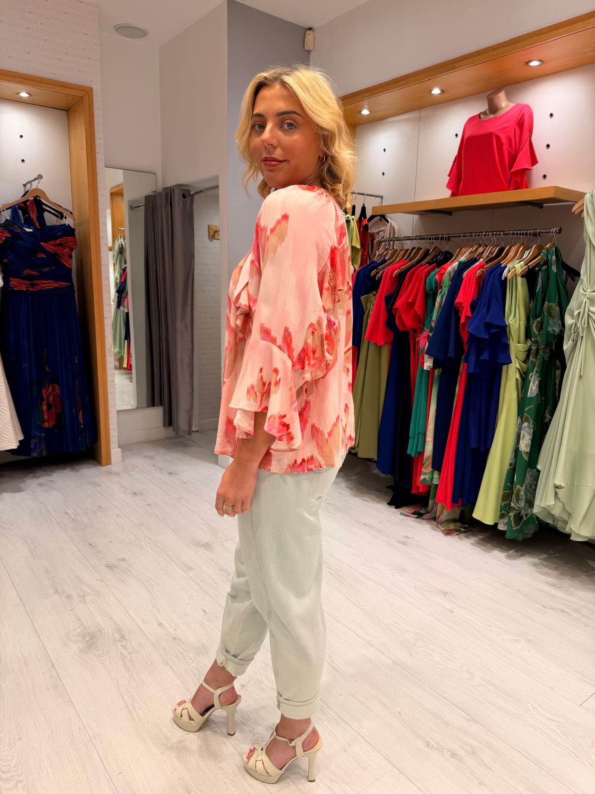 St Tropez Ruffle Blouse